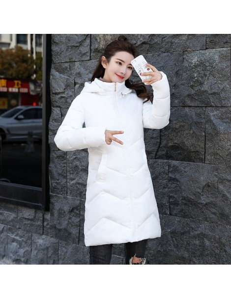 Parkas New 2019 Winter Jacket Women Cotton Coat Hooded Down Jackets Female Long Parkas Fashion Thick Warm Outerwear chaqueta ...