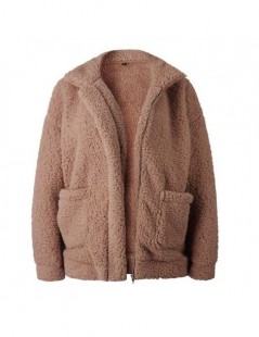 Faux Fur Elegant Faux Fur Coat Women 2018 Autumn Winter Warm Soft Zipper Fur Jacket Female Plush Overcoat Pocket Casual Teddy...