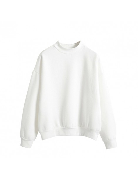 Hoodies & Sweatshirts Hot Women Casual Long Sleeve Hoodie Sweatshirt Jumper Pullover Thick Autumn Winter Tops HD88 - White - ...
