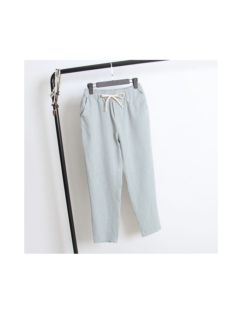Pants & Capris Spring Summer Linen Pants Women Casual Drawstring Waist Harem Pants Trousers Women Pentalon Femme Sweatpants W...