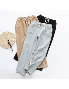 Pants & Capris Spring Summer Linen Pants Women Casual Drawstring Waist Harem Pants Trousers Women Pentalon Femme Sweatpants W...
