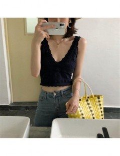 Tank Tops 2019 New Women Sexy Knit Short Top Bustier Multicolor Summer Slim Stretchy Sleeveless Cropped Blusas Vest Tank Top ...