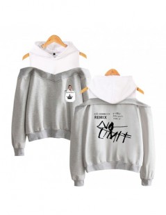Hoodies & Sweatshirts Post Malone Fashion Printed Off Shoulder Hoodies Women Long Sleeve Hooded Sweatshirt 2019 Hot Sale Casu...