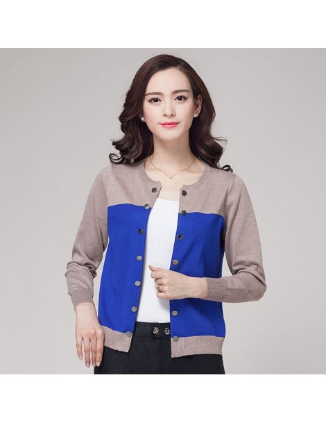 Cardigans New Fashion 2019 Spring Women Oversize Cardigans Sweaters Knitted Sweater Coat - Gold - 4L3587480784-3 $32.99