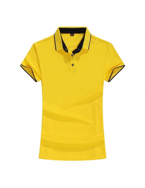 Polo Shirts women polo shirt cotton 200G solid polo elastic shirts summer plain shirts top polo camisa mujer high quality sho...