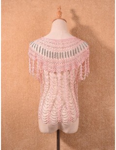Shrugs Plus Size 2019 fashion Women's Short Sleeve Crochet Shrug Lace Hollow Out Many colors Tassel Sweater Cape Cardigan Shu...
