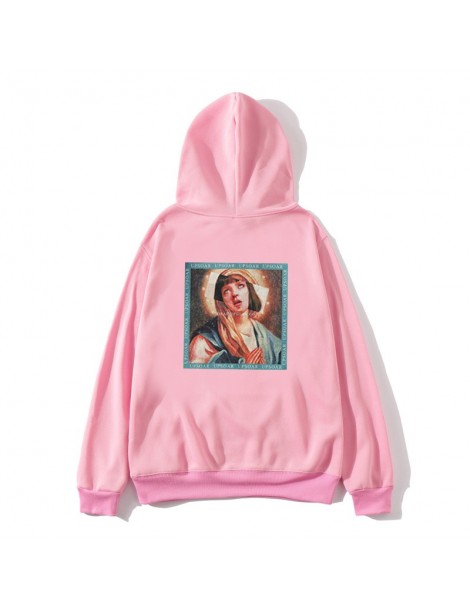 Hoodies & Sweatshirts New hot sale Virgin Mary print ladies hoodie funny street men / ladies autumn and winter casual hoodie ...