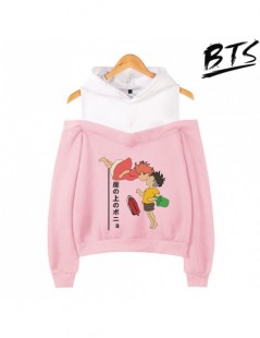 Hoodies & Sweatshirts Fashion Printed Harajuku Off Shoulder Hoodie Sweatshirt Women Long Sleeve Hooded 2019 Hot Sale Casual A...