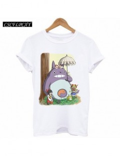 T-Shirts Fashion 2017 Slim T-shirt Women Summer Tops Cartoon Neighbor Totoro Print T Shirt Plus Size Women Clothing Tee Shirt...