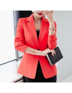 Blazers 2018 Fashion Women's Clothing Blazer Suits Blazers three colors for choose - Cherie leau - 443085726522-2 $17.08