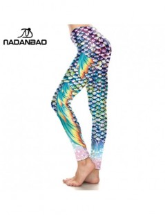 Leggings Summer Low Price Leggings Women Mermaid 3D print Fitness Workout legging Slim Elastic Legins for woman Pants - KDKQC...