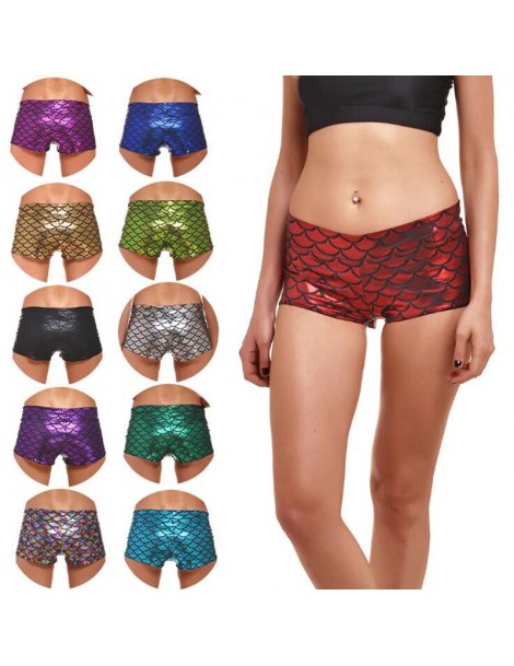 Shorts New Digital Printing Fish Scale Leisure Shorts Summer Loose Shorts Ladies Out Street Casual Pattern Shorts - 8073 B - ...
