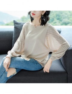 Pullovers Women Sweater 2019 spring Round neck Sweater Female Jumper Women thin Sweater Bat sleeve Knitted Loose Jumper Pullo...