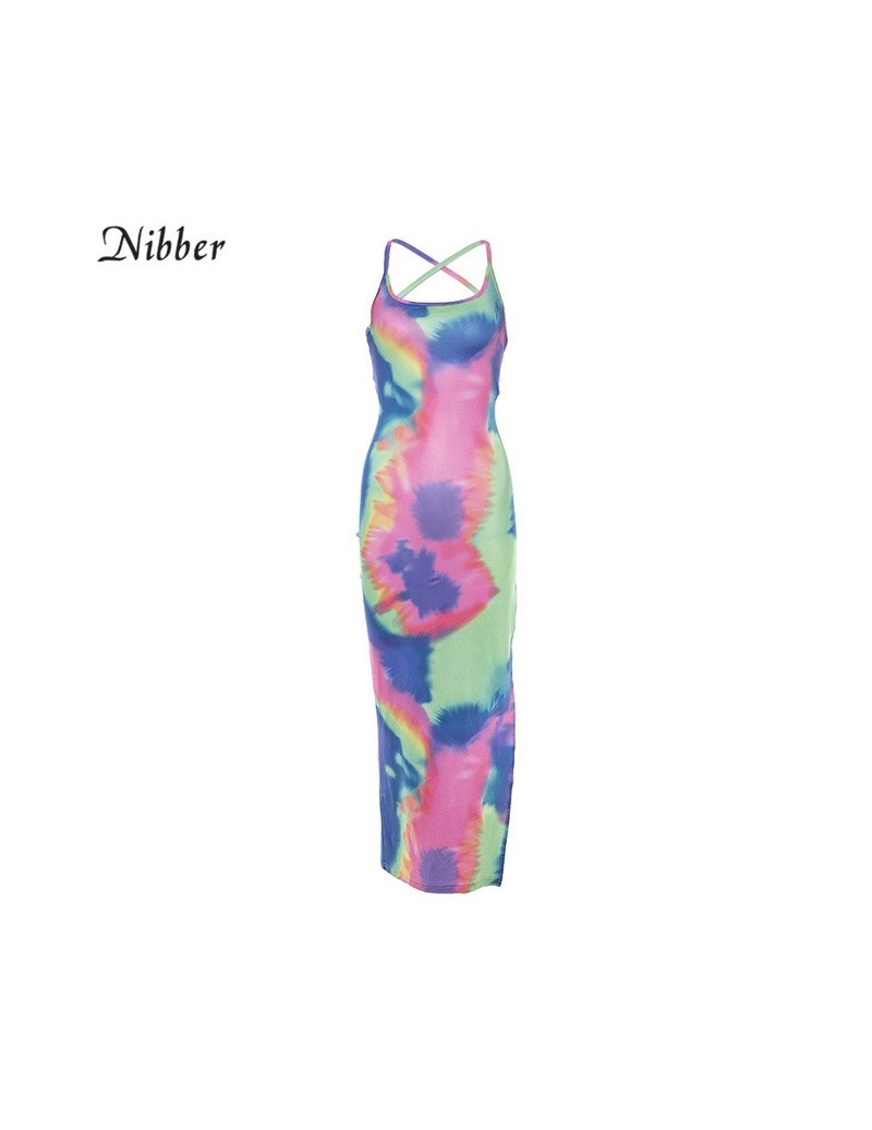 Dresses hot Colorful neon bodycon midi dresses womens 2019summer sexy party night dress Beach leisure vacation hollow dress m...