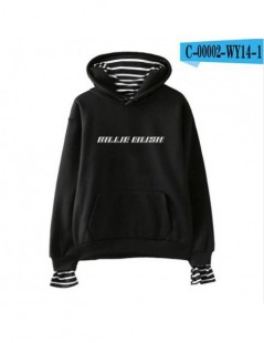 Hoodies & Sweatshirts Billie Eilish Fake Two Pieces Hoodies Sweatshirt Fashion 2019 New Style Hooded Outwear Harajuku Men/Wom...
