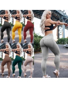 Pants & Capris Women High Waist Fitness Leggings Pants Stretch Active Skinny Trousers - Black - 453055394048-1 $16.76