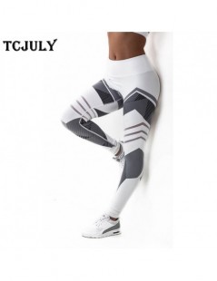 Leggings Wholesale 3d Digital Printed Geometric Fitness Leggings For Women Skinny Push Up Workout Pants Stretchy Slim Flex Le...
