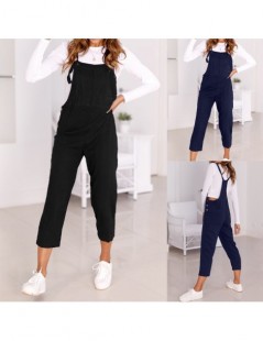 Jumpsuits Women Spaghetti Strap Wide Legs Bodycon Jumpsuit Trousers Rompers 2018 summer womens romper Loose Dungarees New A1 ...