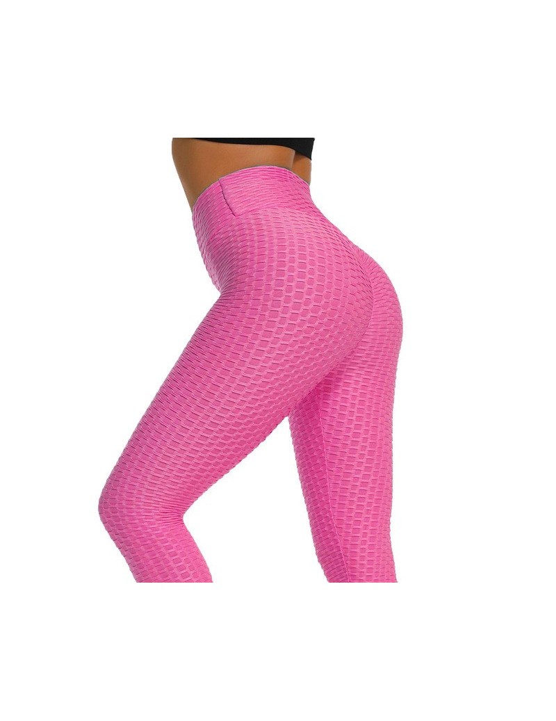Leggings Women Anti-Cellulite Compression Leggings Slim Fit Butt Lift Elastic Pants TT@88 - rose red - 4T3086898429-5 $24.39