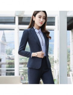 Pant Suits 2018 Fashion business pants suits set temperament formal slim blazer and Trousers office Interview ladies plus siz...