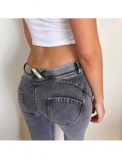 Jeans 2019 High Waist Female Pants Women Ripped Skinny Push Up Jeans For Femme Woman Bottoms Denim Stretch Black Streetwear B...