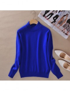 Pullovers 2019 New Style MS Autumn And Winter Leisure Mock-Neck Cashmere Sweater Personal Base Thick Jumpers a Generation of ...