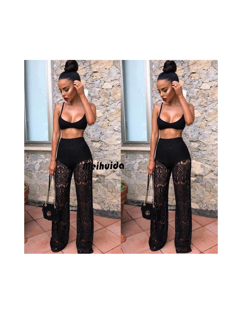 Women's Sets Women Ladies Jumpsuit Crop Top Long Pants 2 Piece Set Outfits Casual Playsuit - Army Green - 4O3089431975 $26.54