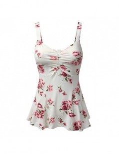 Tank Tops Women's Fashion Sexy Floral Printed Casual Loose Sleeveless Tank Top Plus Size - Pink - 4W3031277724-4 $12.59