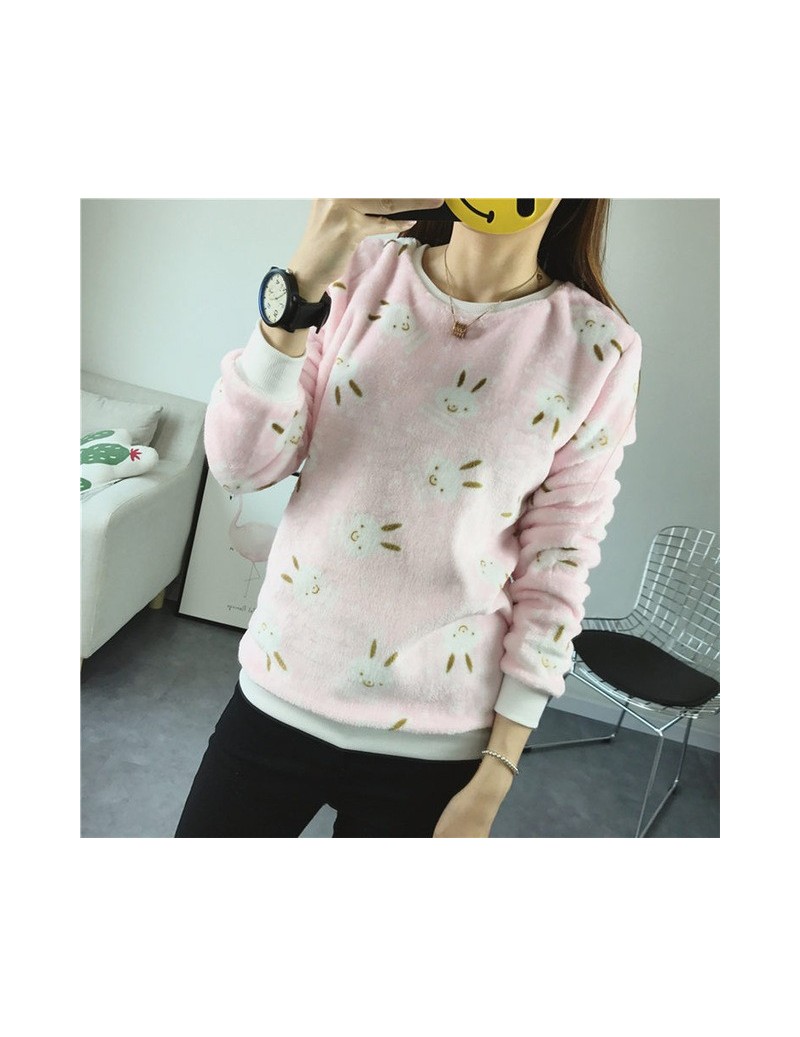 Hoodies & Sweatshirts 2019 New Women's Cute Print Hoodie Winter Long Sleeve Casual Sweatshirt Moleton Women's Oversized Cloth...