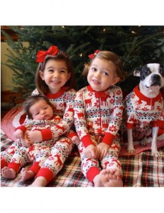Women's Sets Family Matching Christmas Pajamas Long Sleeve Tops Pants Sleepwear Set Parent-Child Homewear BMF88 - Father XL -...