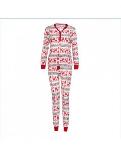 Women's Sets Family Matching Christmas Pajamas Long Sleeve Tops Pants Sleepwear Set Parent-Child Homewear BMF88 - Father XL -...