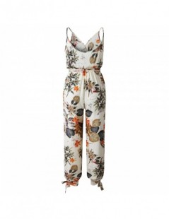 Jumpsuits V Neck Sexy Bodysuits Women With Belt Body Femme Rompers Feminino Floral Playsuit Overalls Print Spring Summer Jump...
