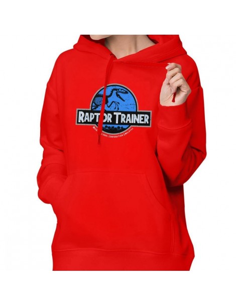 Hoodies & Sweatshirts Jurassic World Hoodie Jurassic World Raptor Trainer Hoodies Red Large Hoodies Women Simple Graphic Long...