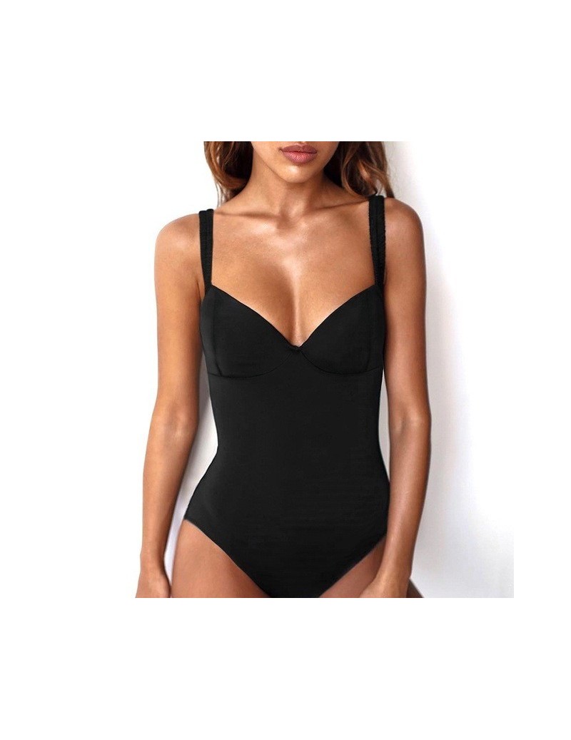 Summer Clothes For Women Bodysuit New Arrival 2019 Woman Sleeveless Black White Sexy Bodysuits Romper Backless Body Top - bl...