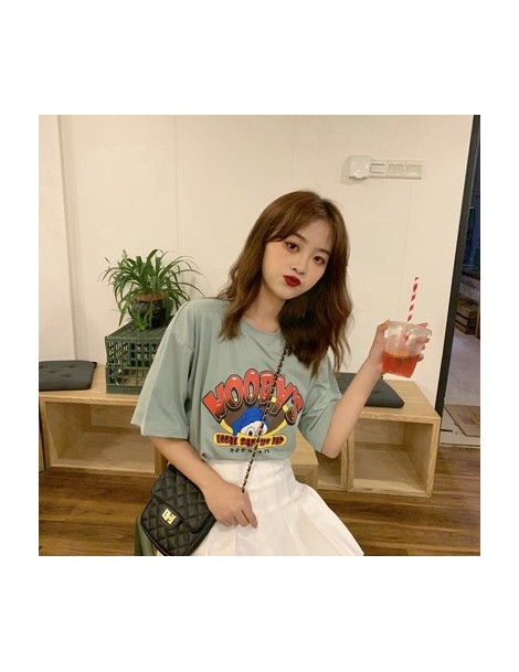 T-Shirts Korean Style Women T shirt Cotton Summer Harajuku Kpop Love Yourself Answer Album Printed Pastel Color Tops tee shir...