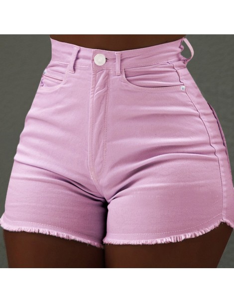 Shorts High Waist Denim Shorts Sexy Tassel Short Jeans Women 2019 Summer Ladies Slim Shorts Short Pants Casual Jeans - White ...