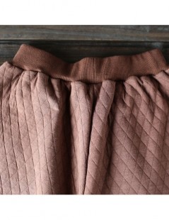 Pants & Capris Vintage Pants 2019 New Women Autumn Winter Cotton Loose Thick Thermal Straight Casual 4 Colour Pants Elastic W...