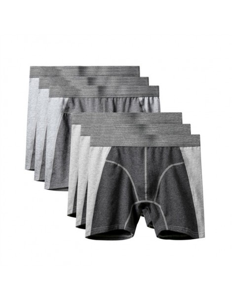 Leggings 6Pcs/lot Classic Men's Long Boxers Cotton Mens Large Underwear Trunks Homme Panties Boxer with Elastic Waistband Sho...