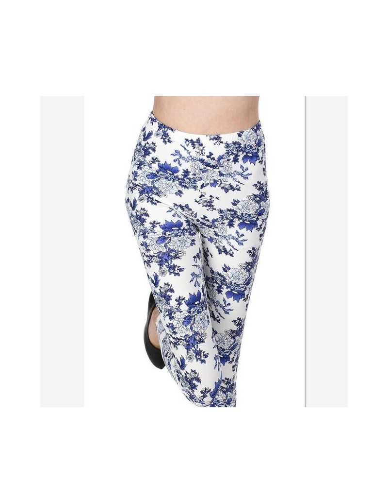 Leggings Brand Hot Sale 2019 New Printed Women's leggings Mid Waist Women Stretchy Trousers Casual Pants Womens Leggings - pi...