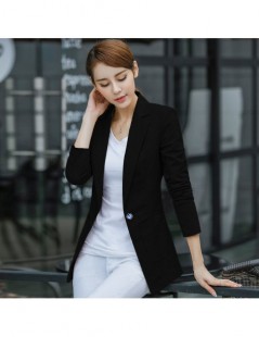 Blazers 100% Linen Plus Size 4XL Spring Jacket Female Coats Blazer Feminino Long Sleeve One Button Women Suit Jackets Office ...