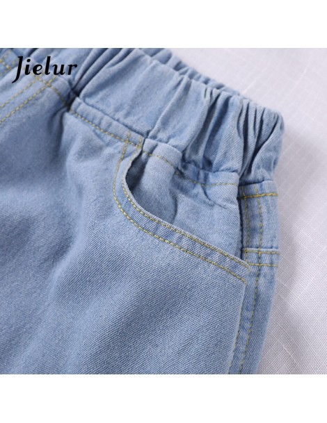 Jeans Chic S-5XL Kawaii Lace Denim Jeans Mujer 2019 Korean Brief Blue Jeans High Waist Elastic Fashion Jeans Plus Size Dropsh...