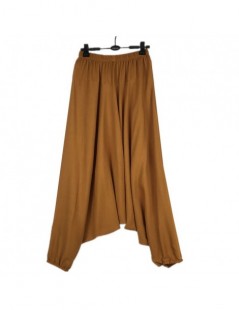 Pants & Capris Plus size M-5XL Summer Women Wide Leg Loose cotton Linen Dress Pants Female Casual Skirt Trousers black green ...