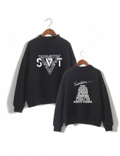 Hoodies & Sweatshirts SEVENTEEN 17 Fashion Streetwear Turtlenecks Sweatshirts Women Fashion Fans Capless Sweatshirt Casual Cl...