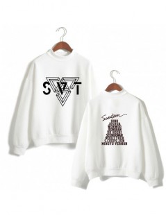 Hoodies & Sweatshirts SEVENTEEN 17 Fashion Streetwear Turtlenecks Sweatshirts Women Fashion Fans Capless Sweatshirt Casual Cl...