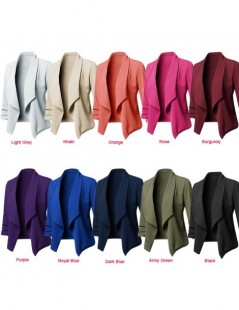 Blazers Women Loose Casual Thin Blazers Fashion Solid Ruched Long Sleeves Cardigan Coats Open Front Tops Spring Autumn Plus S...