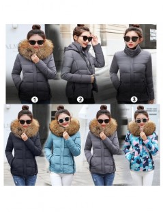 Parkas Winter Jacket Women Parkas for Coat Fashion Female Down Jacket With a Hood Large Faux Fur Collar Coat 2019 Autumn high...