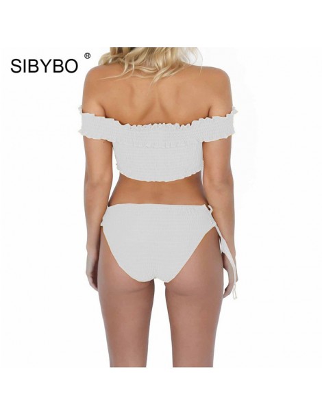 Bodysuits Off Shoulder Lace Up Summer Two Piece Set Bodysuit Women Skinny Backless Sexy Women Rompers Beach Casual Playsuits ...