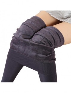 Leggings 2019 Winter Warm Pants Women Plus Size High Waist Leggings Trousers Velvet Thick Solid Sexy Warm Super Elastic Leggi...