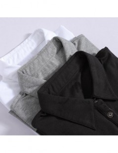 Polo Shirts Women's Long-sleeved Polo Shirt Autumn Spring 2019 Fashion Cotton Plus Size Female Solid Polos Bottom Lapel Shirt...