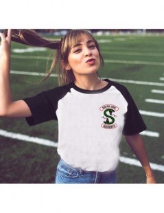 T-Shirts Riverdale T Shirt Women Summer Tops SouthSide Serpents Jughead Female TShirt Clothing Riverdale South Side Female T-...